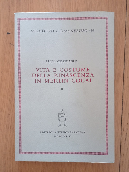 Vita e costume della Rinascenza in Merlin Cocai II - copertina
