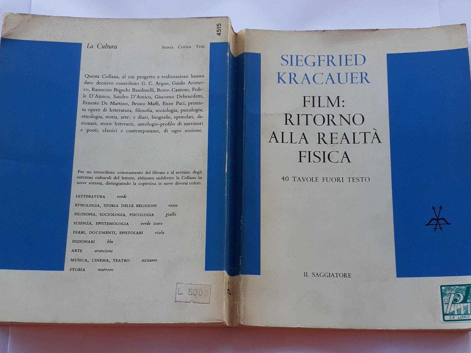 Film: Ritorno alla realta' fisica - copertina