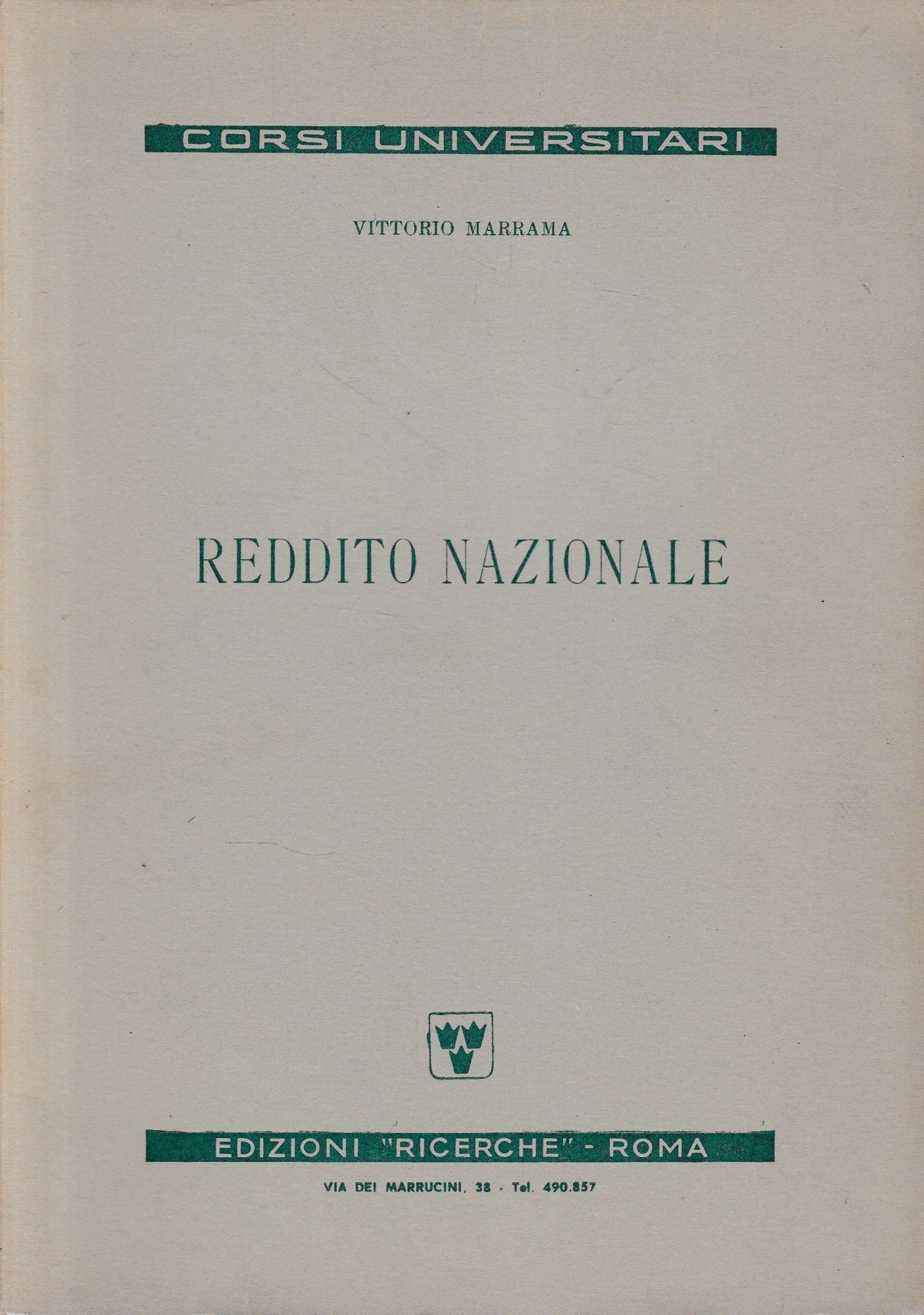 Reddito Nazionale - copertina