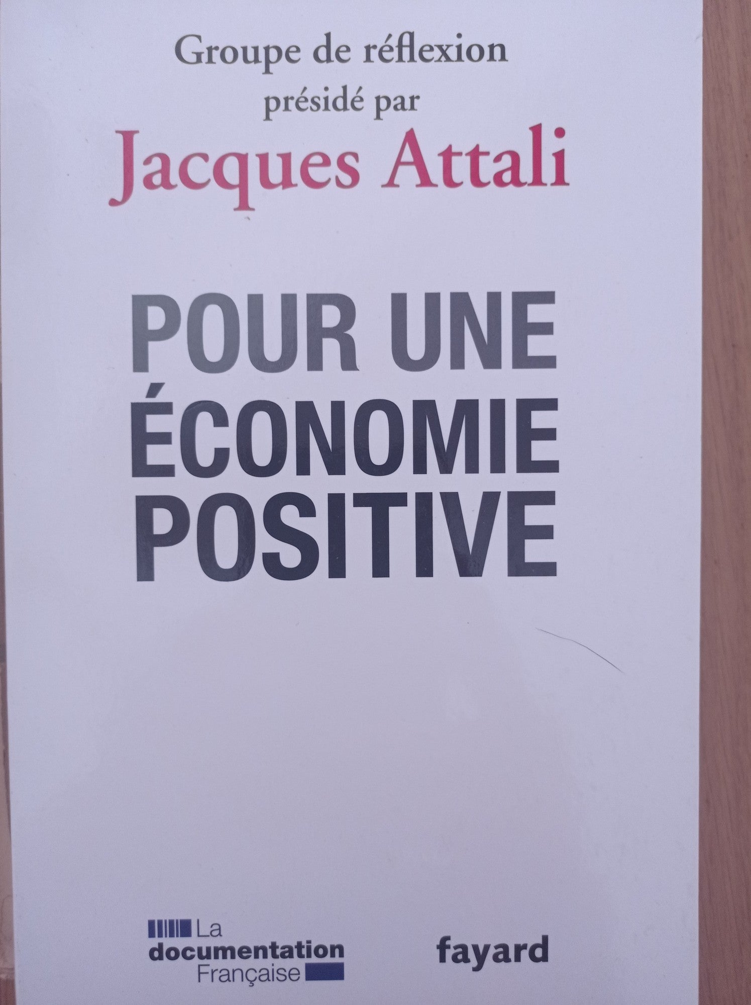 Pour une économie positive - copertina