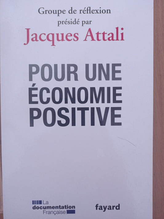 Pour une économie positive - copertina