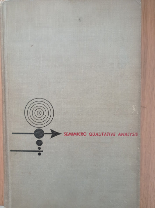 Semimicro Qualitative Analysis - copertina