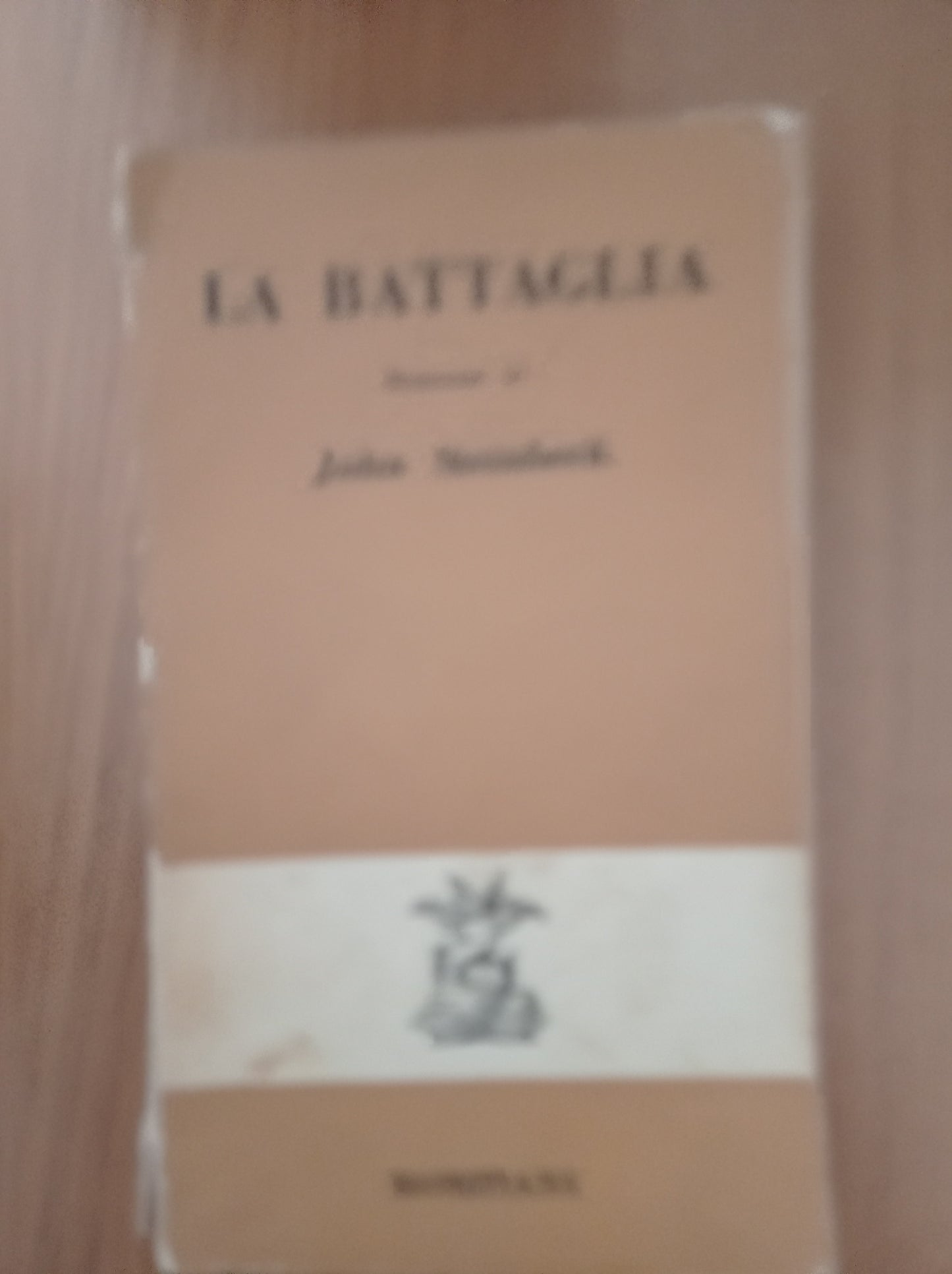 La battaglia - copertina