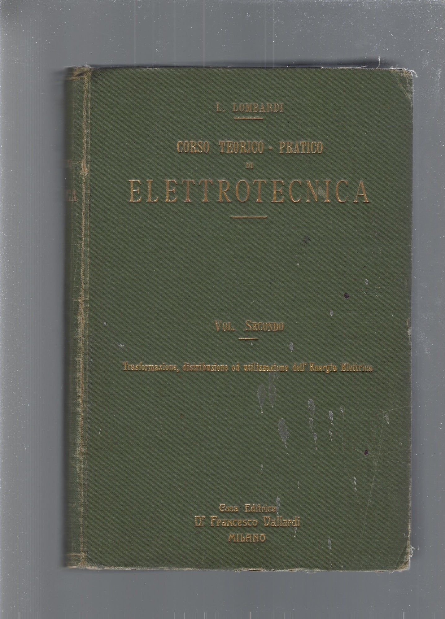 CORSO TEORICO-PRATICO DI ELETTROTECNICA vol.2 - copertina
