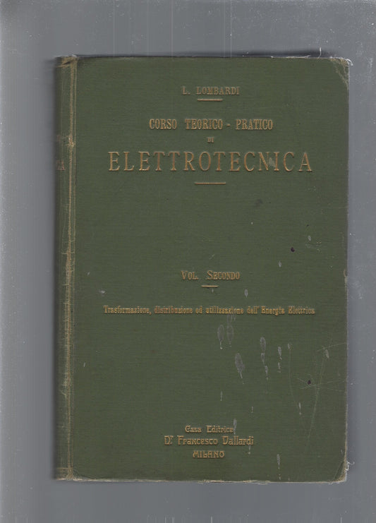 CORSO TEORICO-PRATICO DI ELETTROTECNICA vol.2 - copertina