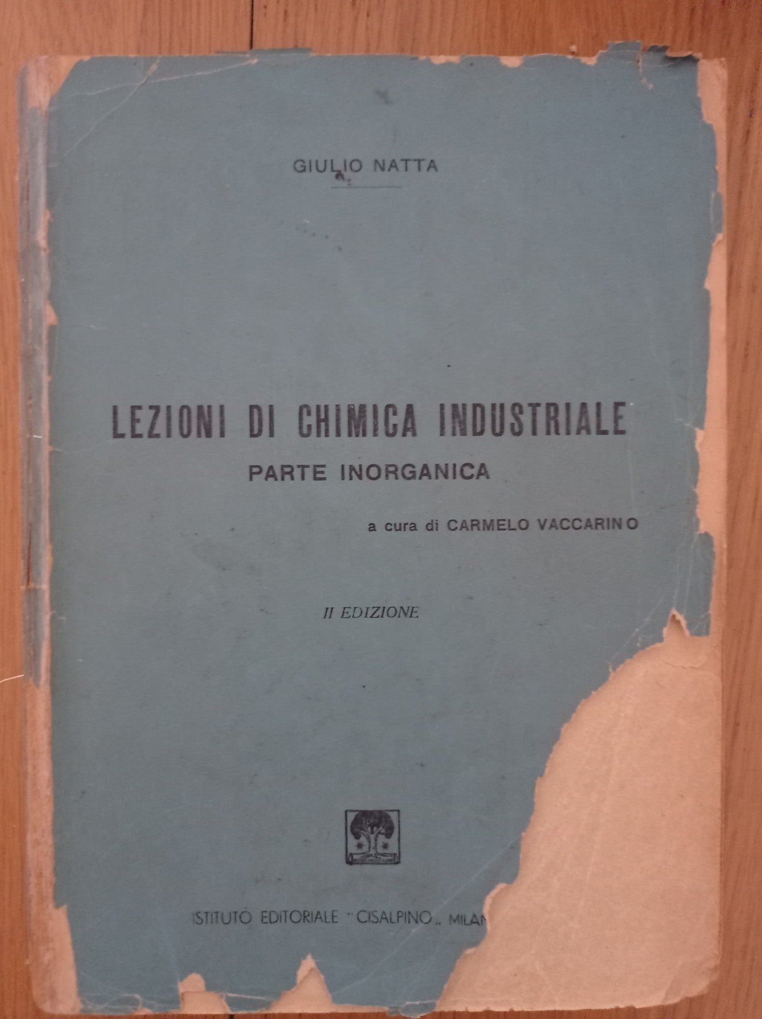 Lezioni di chimica industriale (parte inorganica) - copertina