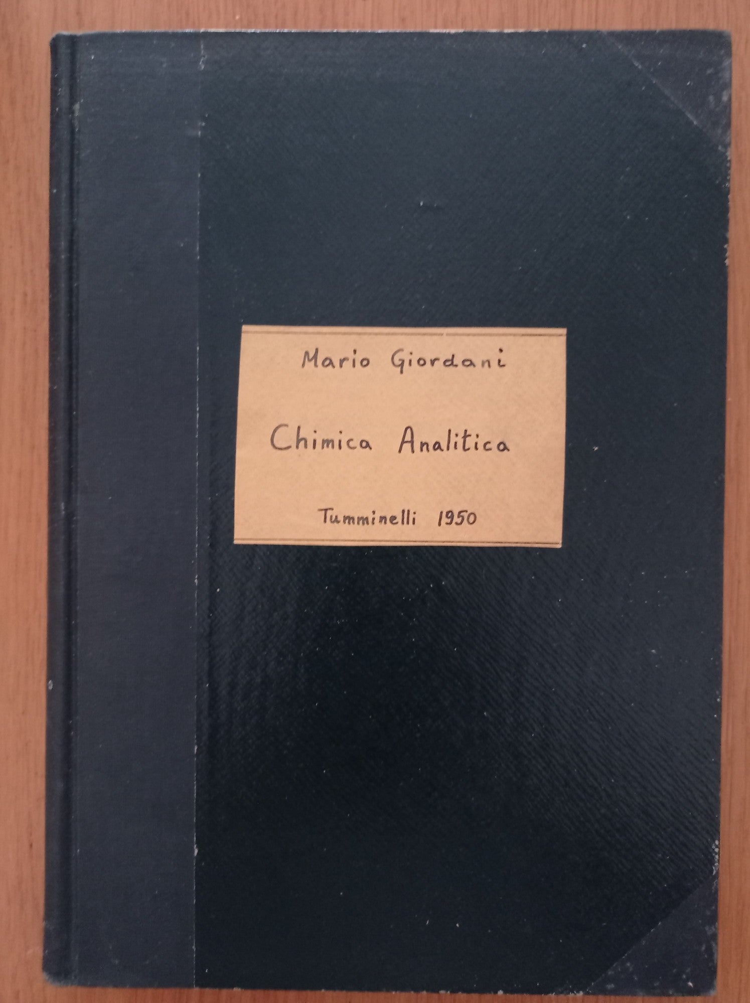 Corso teorico di chimica analitica - copertina