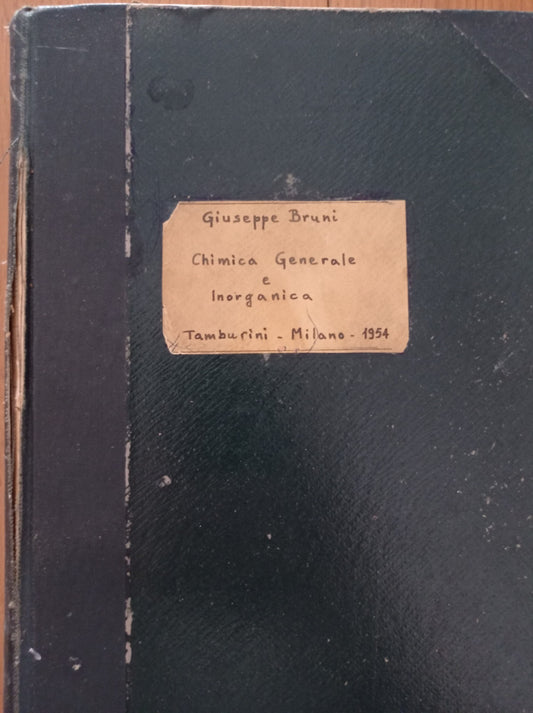 Chimica generale e inorganica - copertina