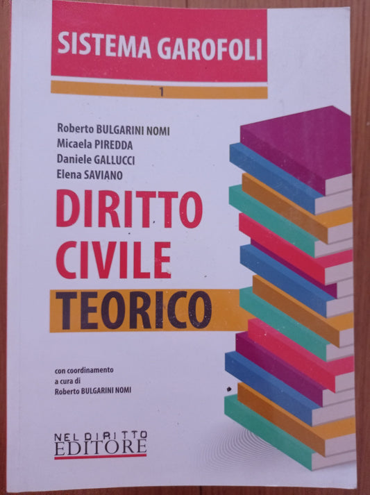 Kit sistema Garofoli civile: Diritto civile. Giurisprudenziale-Diritto civile. Pratico-Diritto civile. Teorico - copertina