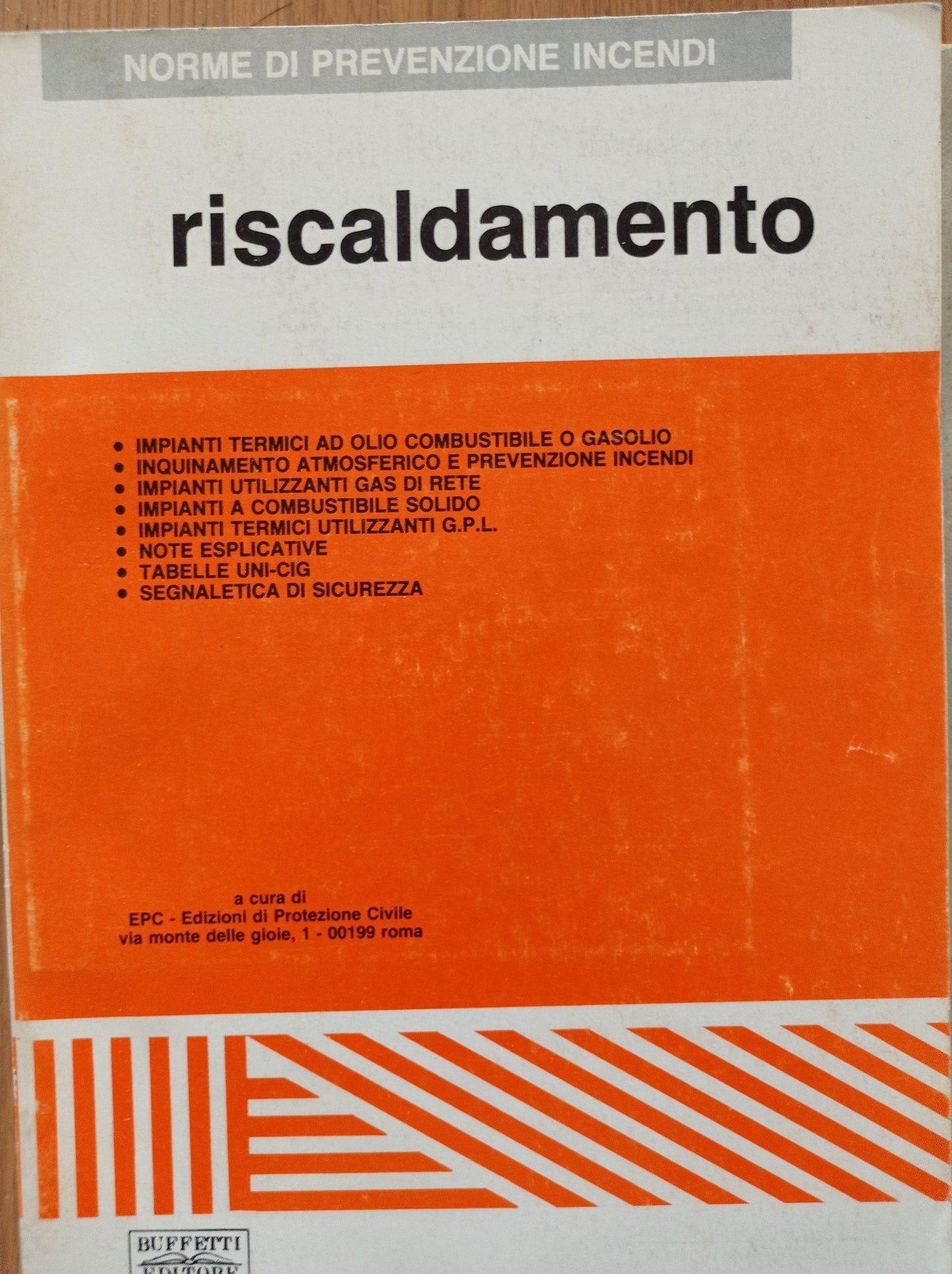 Norme di prevenzione incendi. Riscaldamento - copertina