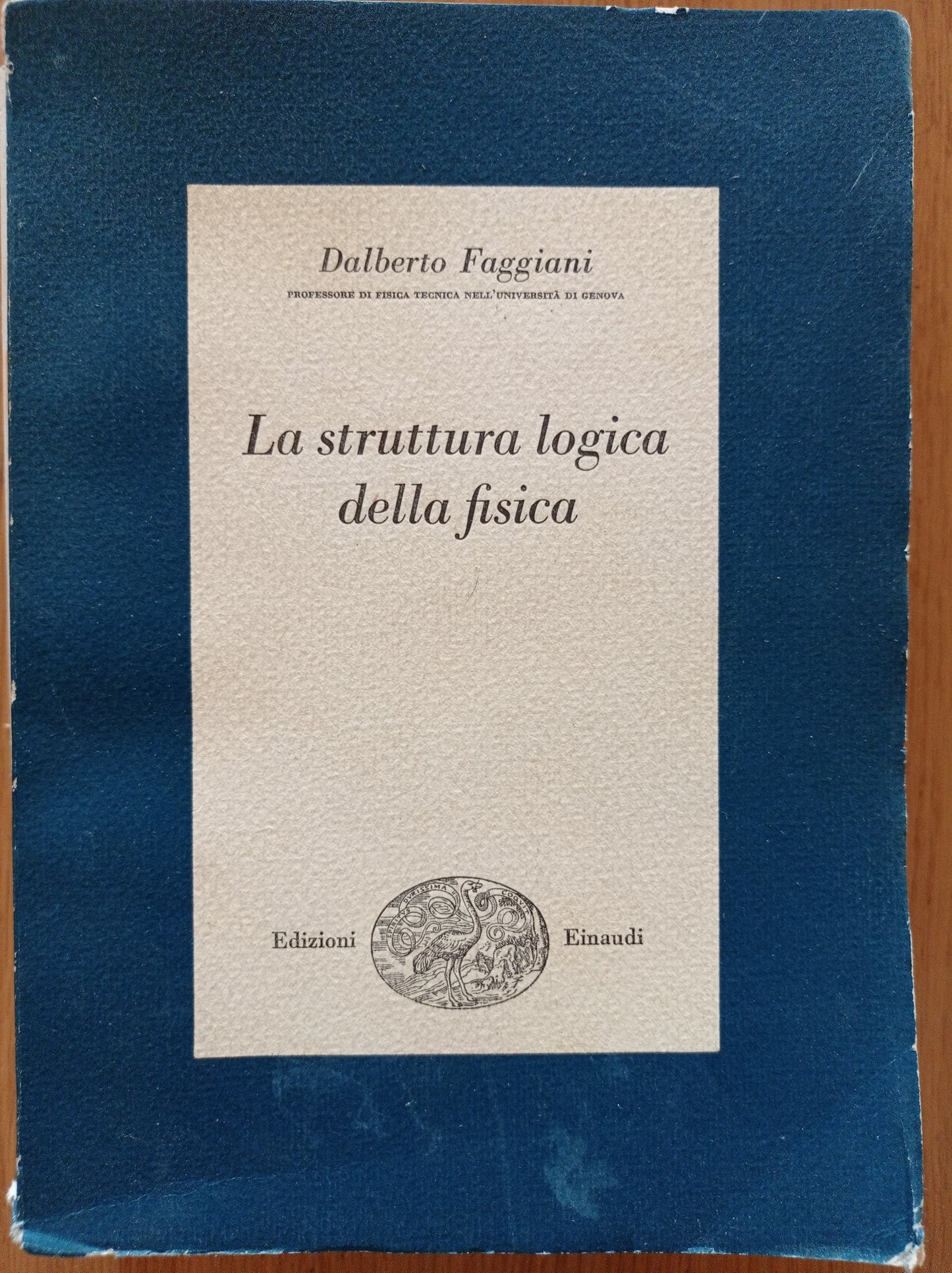 La struttura logica della fisica - copertina