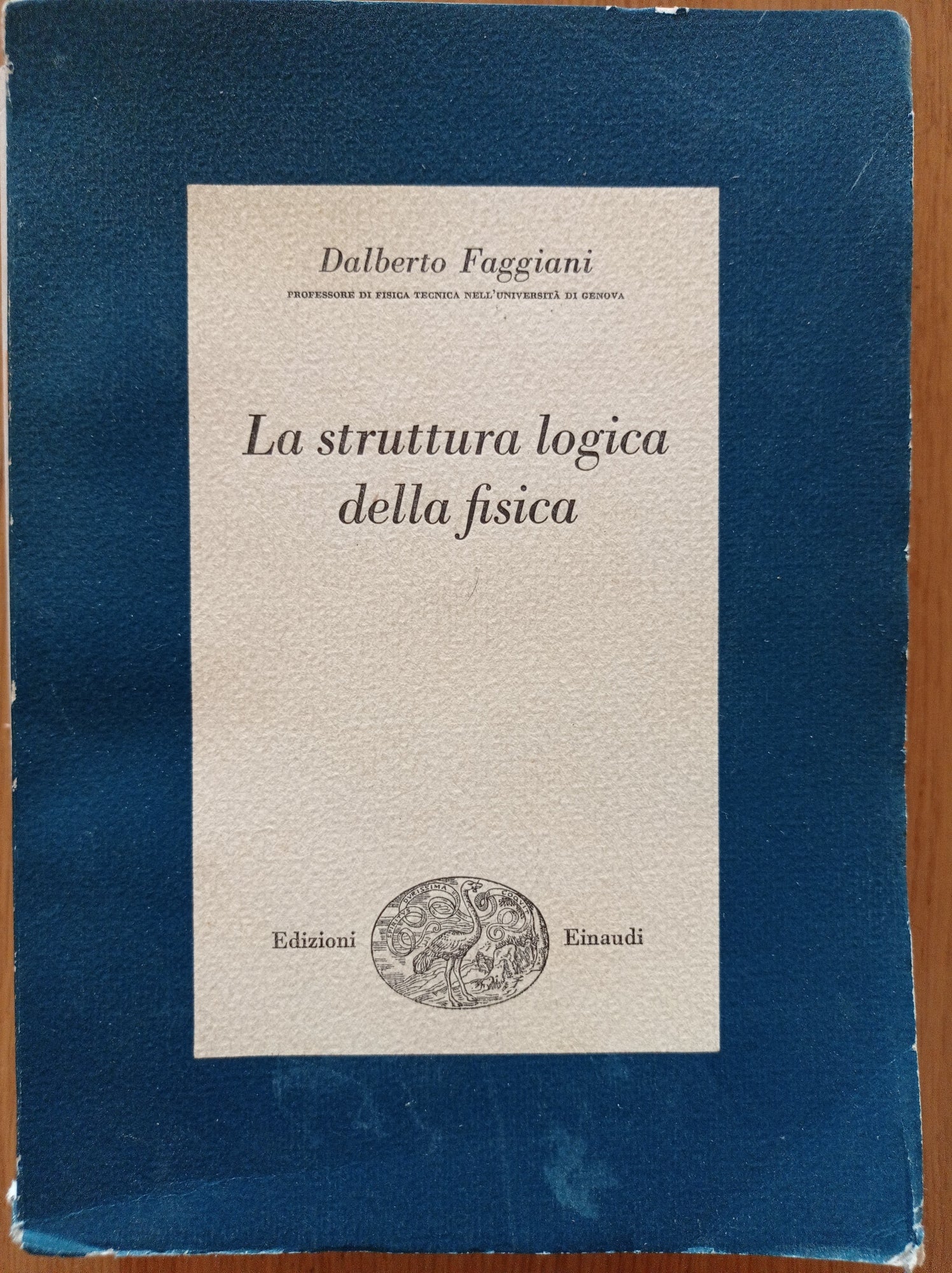 La struttura logica della fisica - copertina