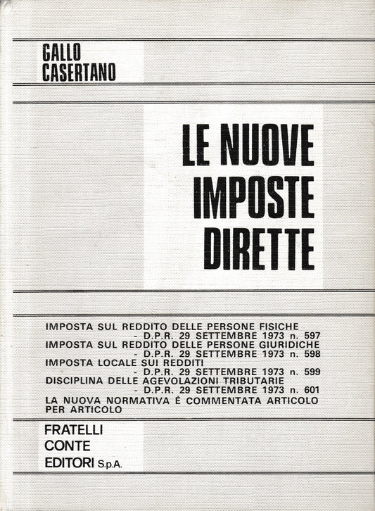 Le nuove imposte dirette, commentate articolo per articolo - copertina