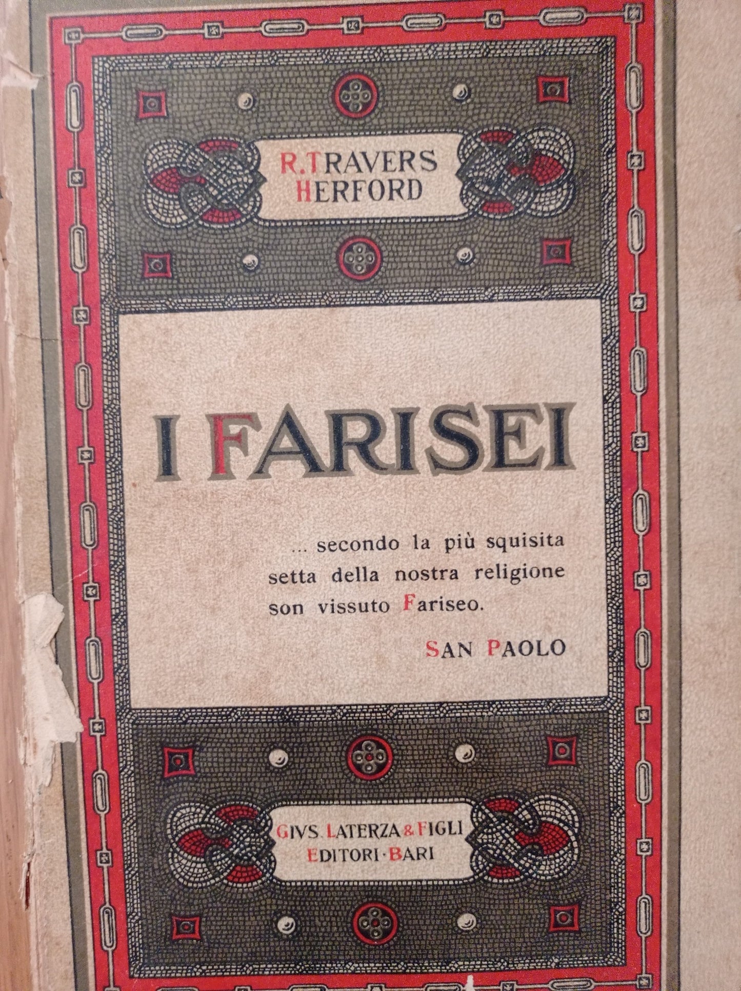 I Farisei - copertina