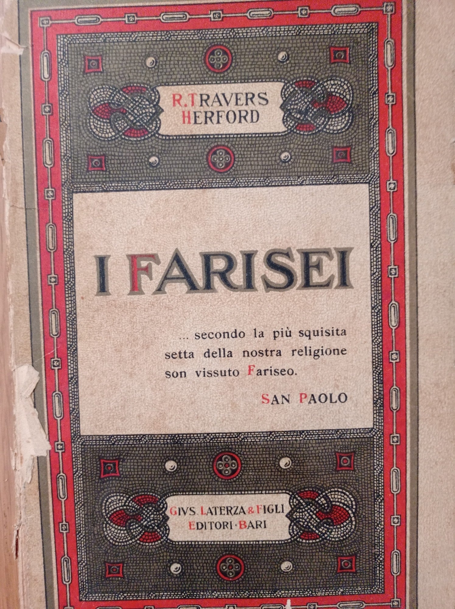 I Farisei - copertina