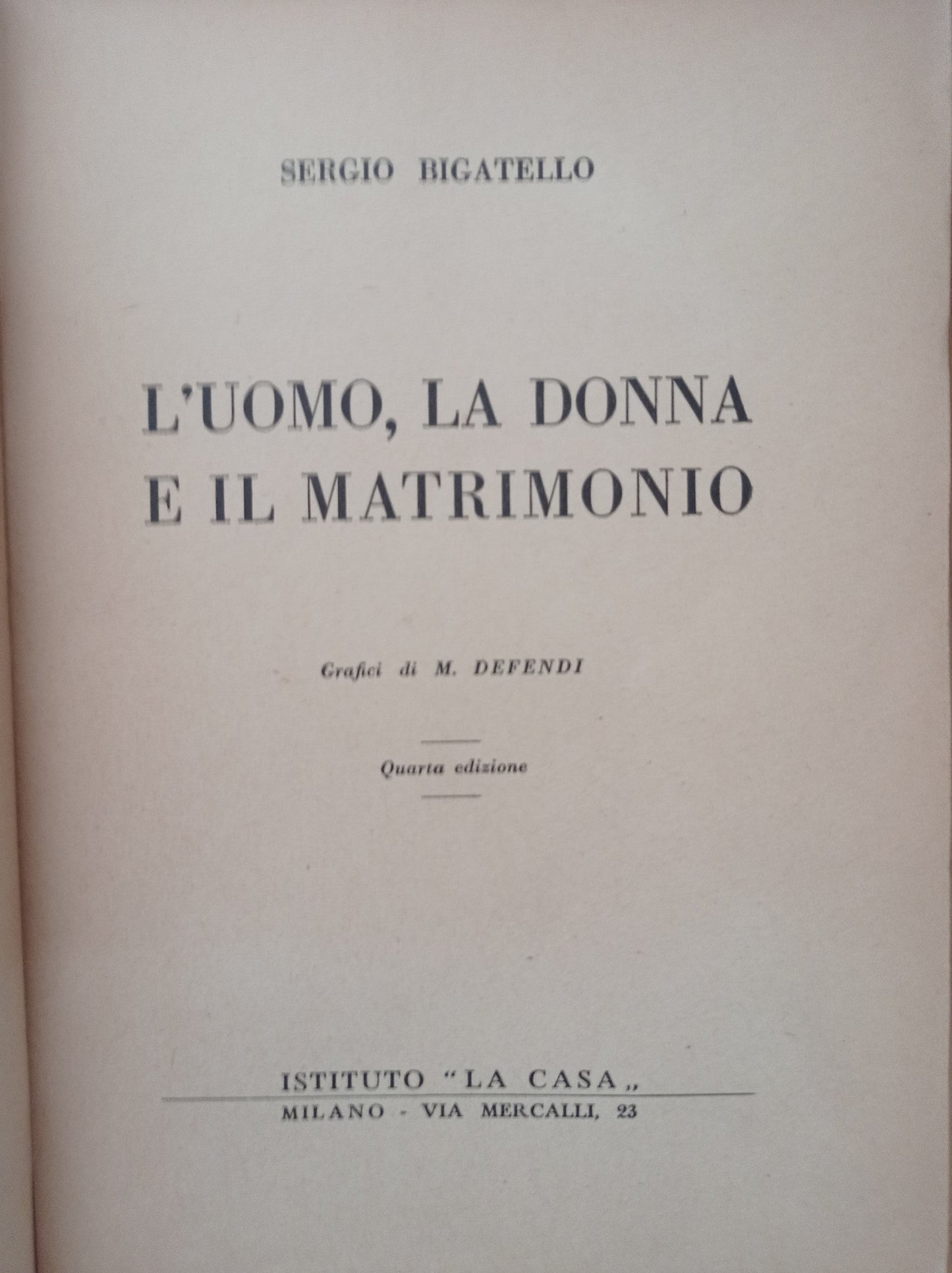 L'uomo la donna e il matrimonio - copertina