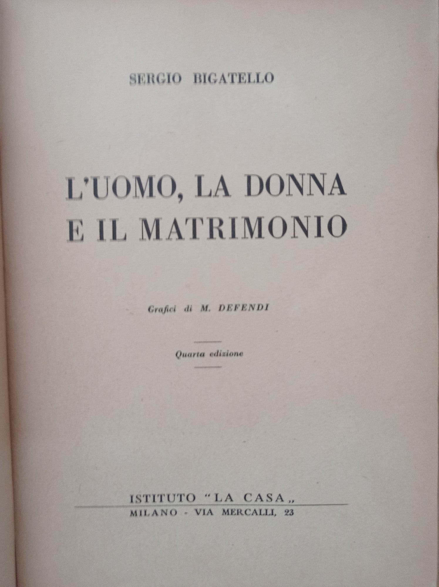 L'uomo la donna e il matrimonio - copertina