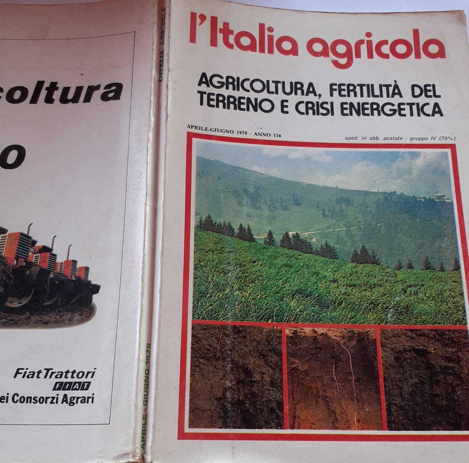 L'Italia Agricola. rivista anno 116 aprile giugno - copertina