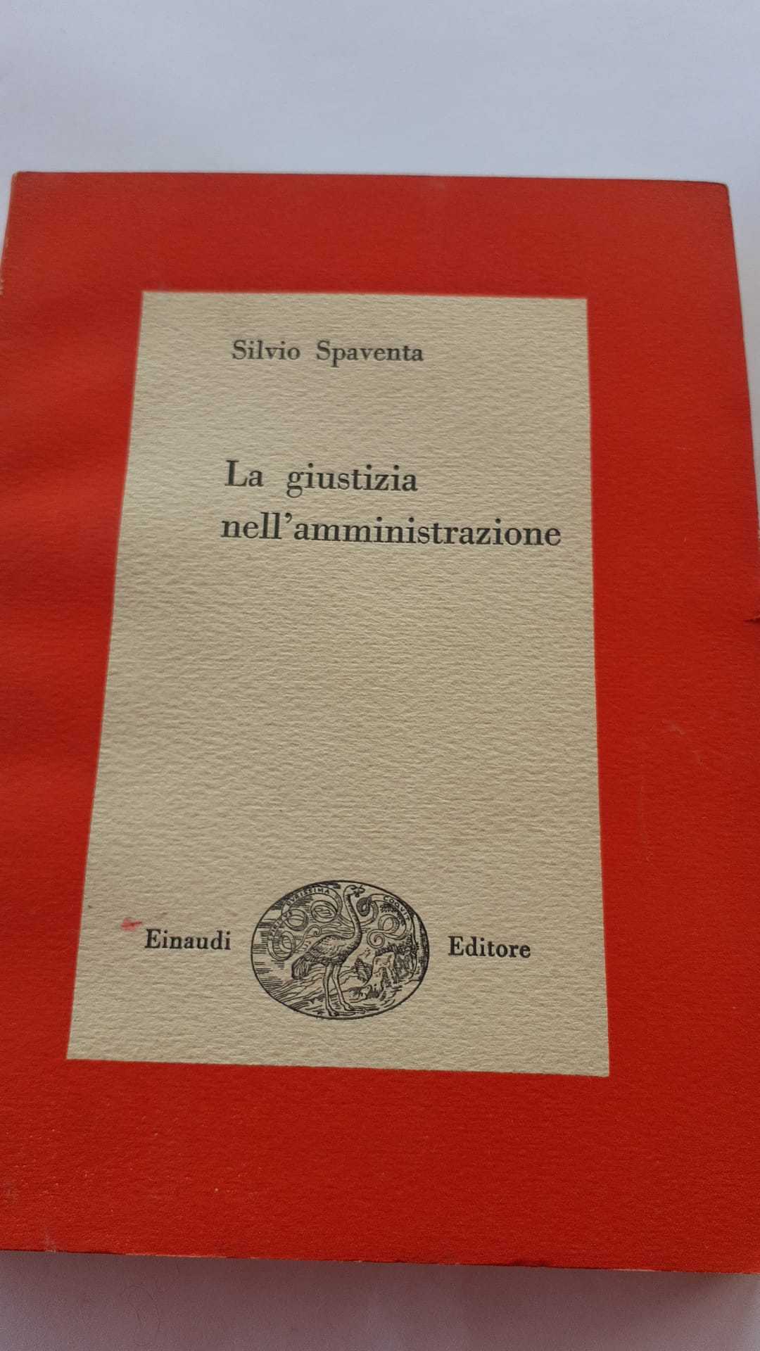 La giustizia nell'amministrazione - copertina