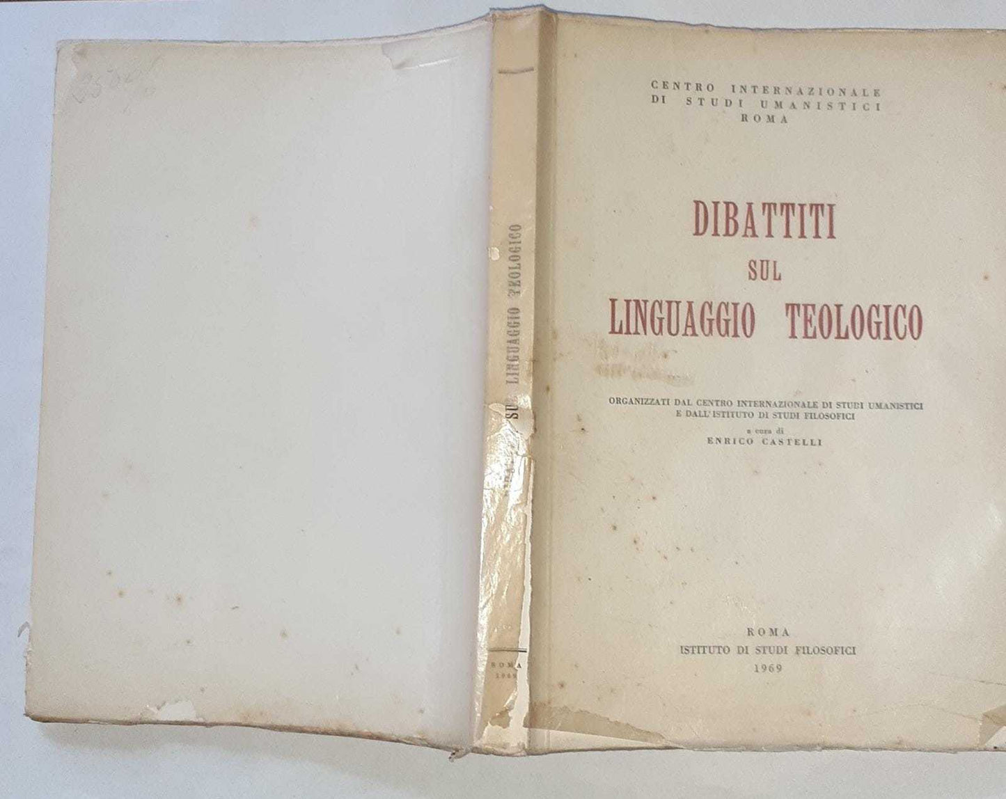 Dibattiti sul linguaggio teologico - copertina