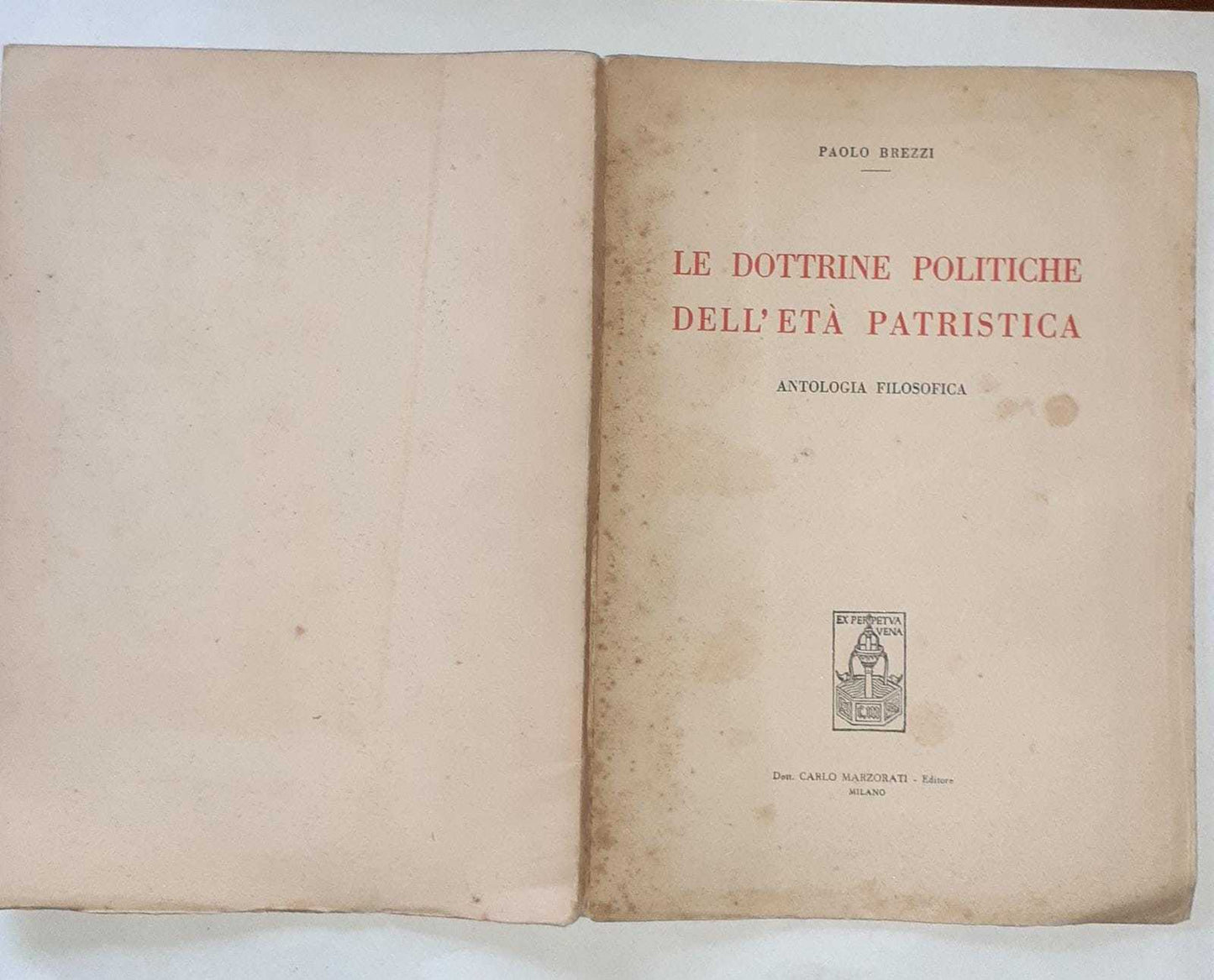 Le dottrine politiche dell'eta' patristica. Volume II - copertina