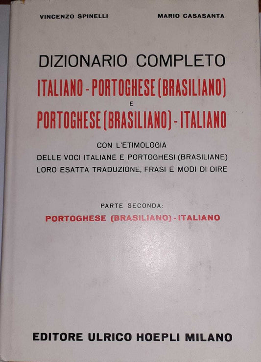 Dizionario completo italiano-portoghese (brasiliano) e portoghese (brasiliano)-italiano (Vol. 2) - copertina