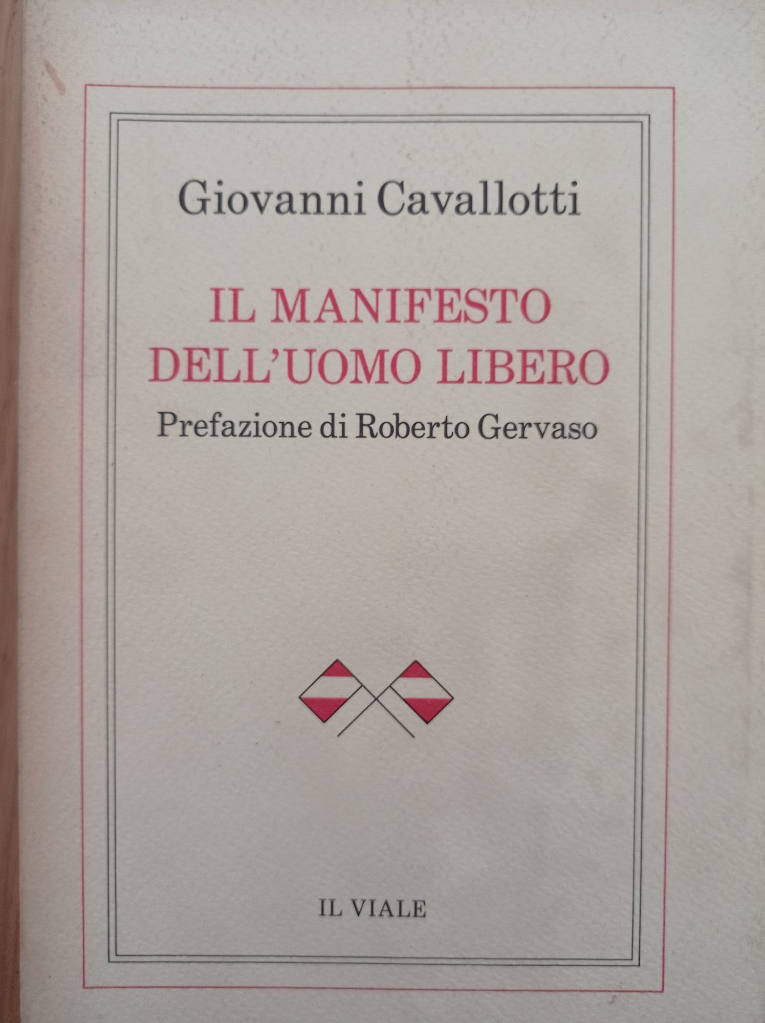 Il manifesto dell'uomo libero - copertina