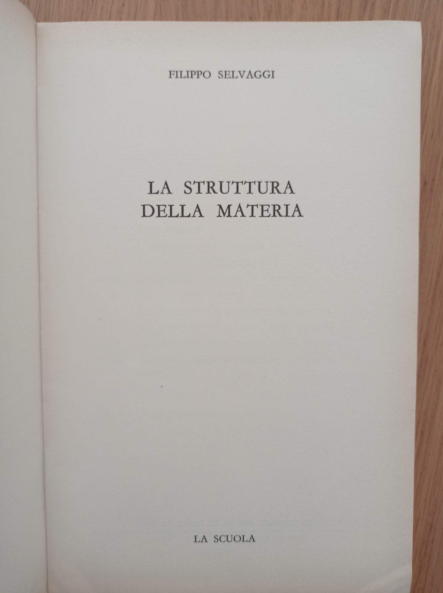 La struttura della materia - copertina