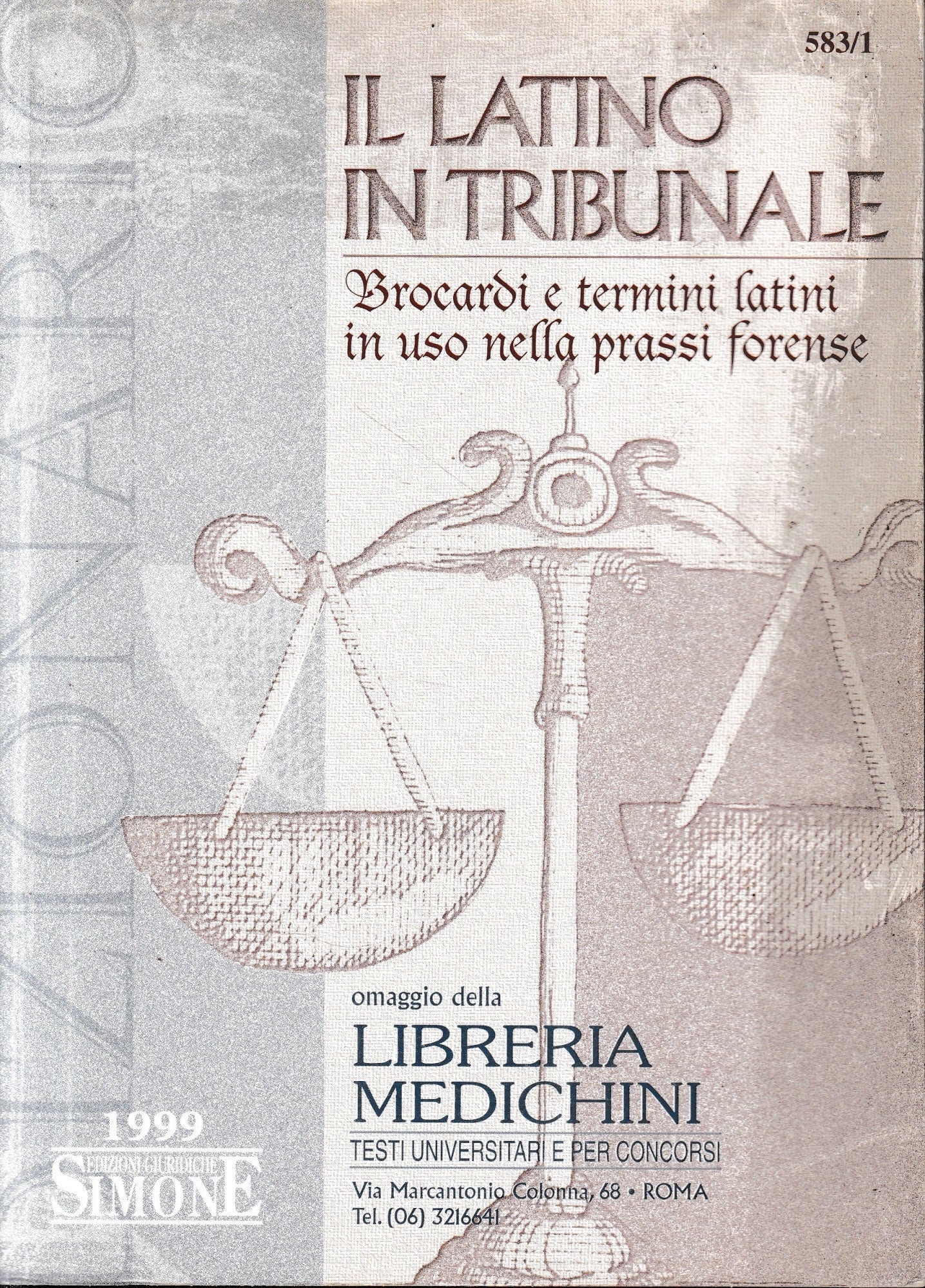 Il Latino in tribunale - copertina