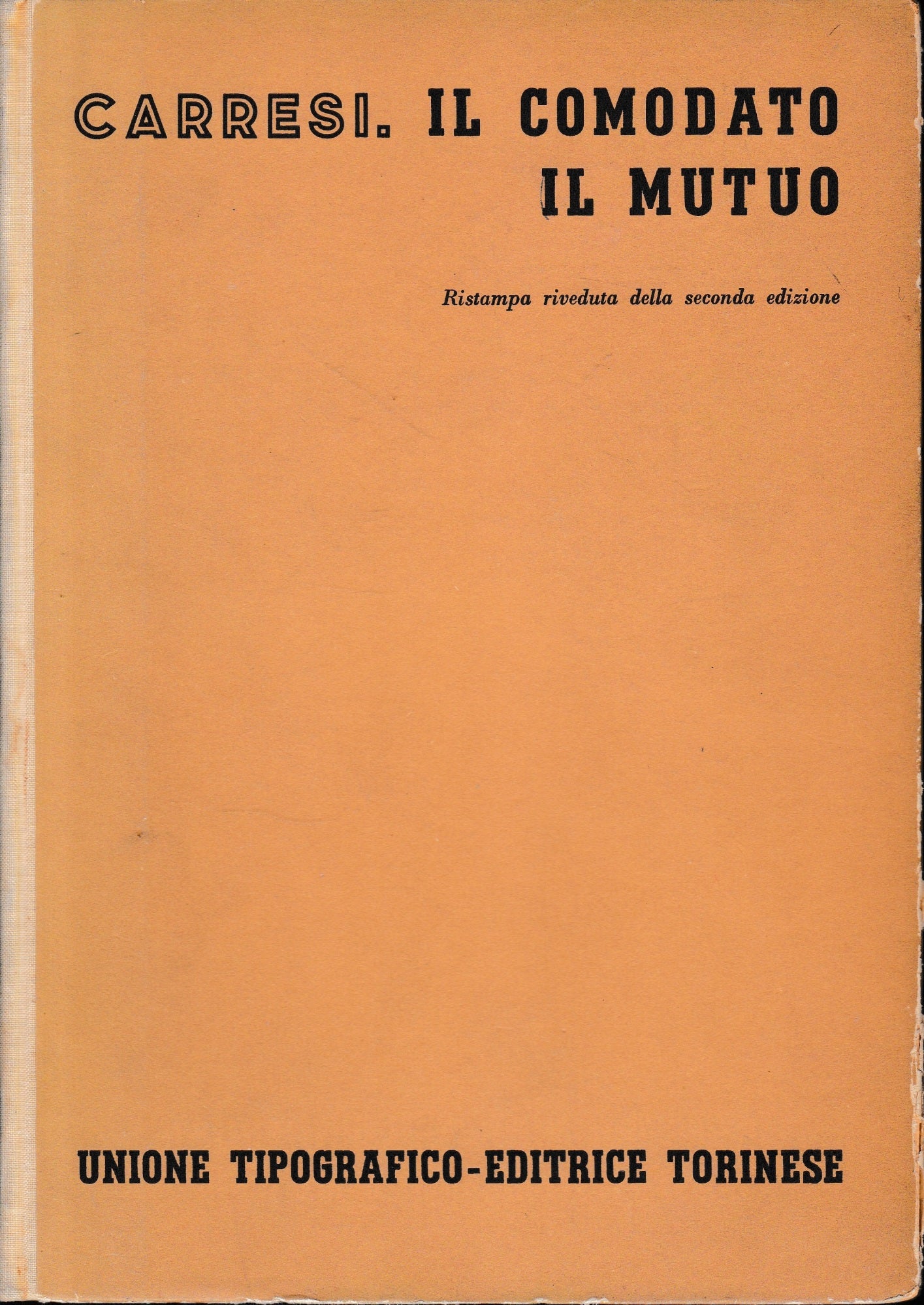 Il comodato - Il mutuo - copertina