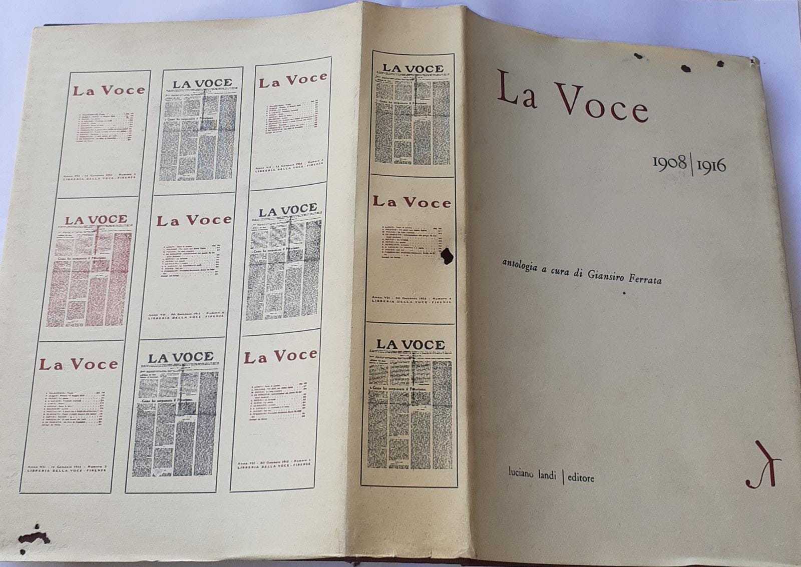 La voce 1908/1916 - copertina