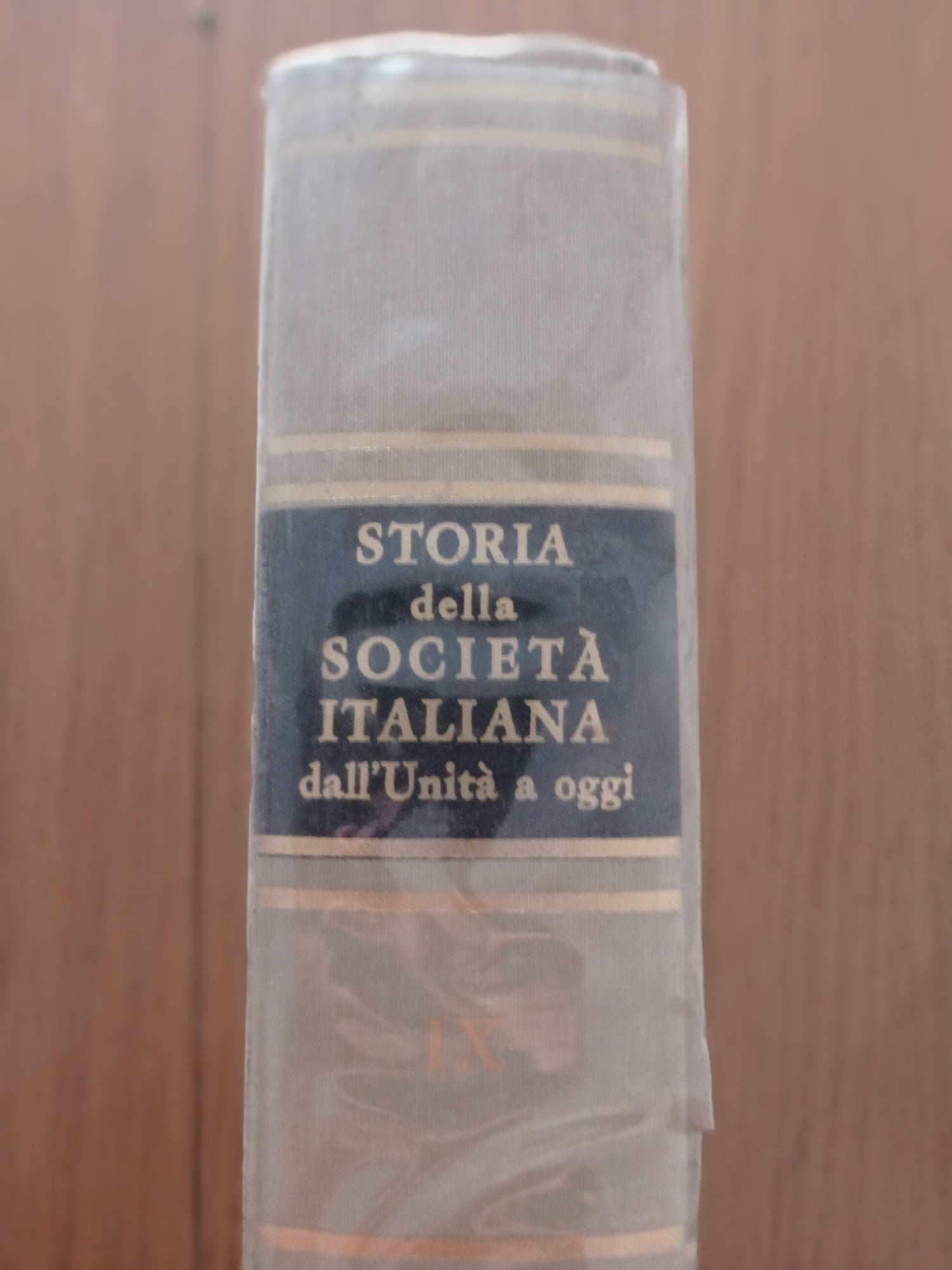 Storia della società italiana dall'Unità a oggi Vol. IX - copertina