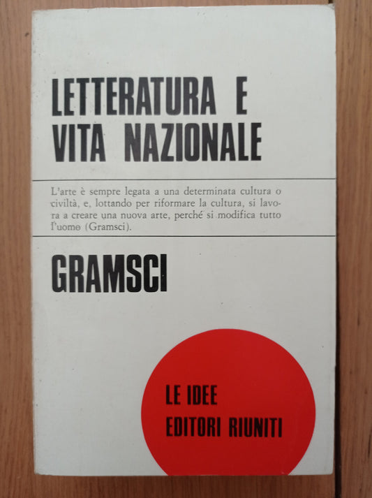 Letteratura e vita nazionale - copertina