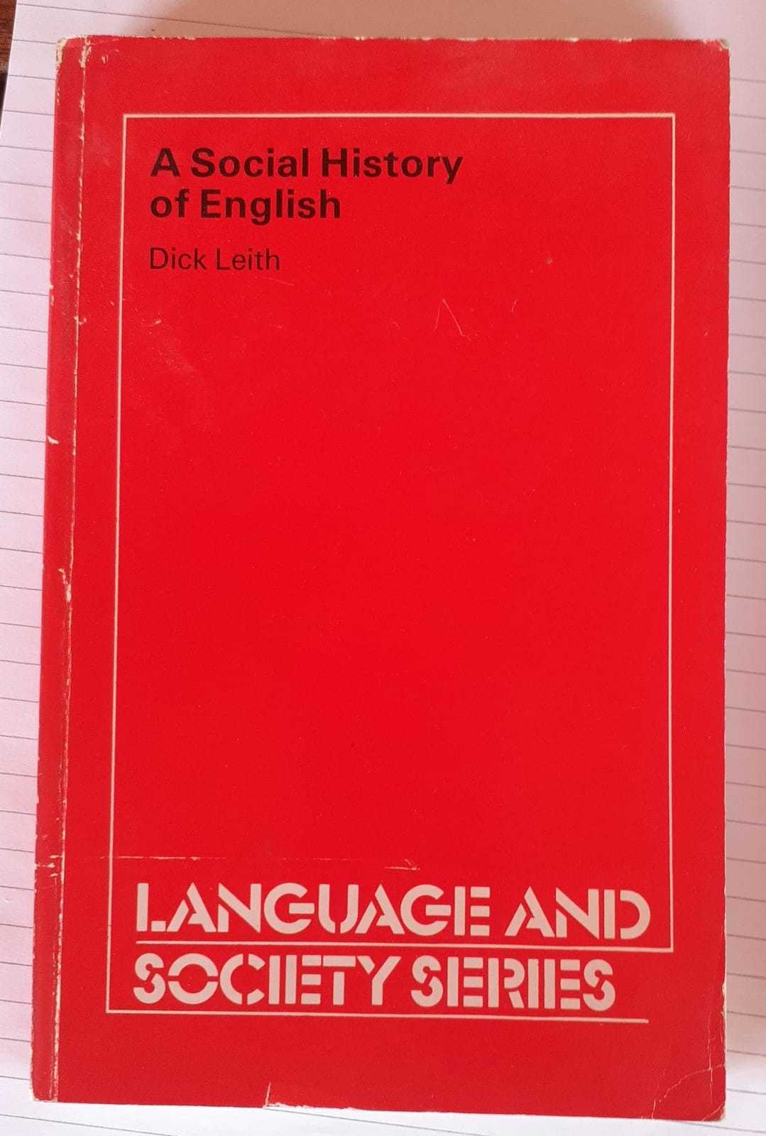 Social History of English - copertina