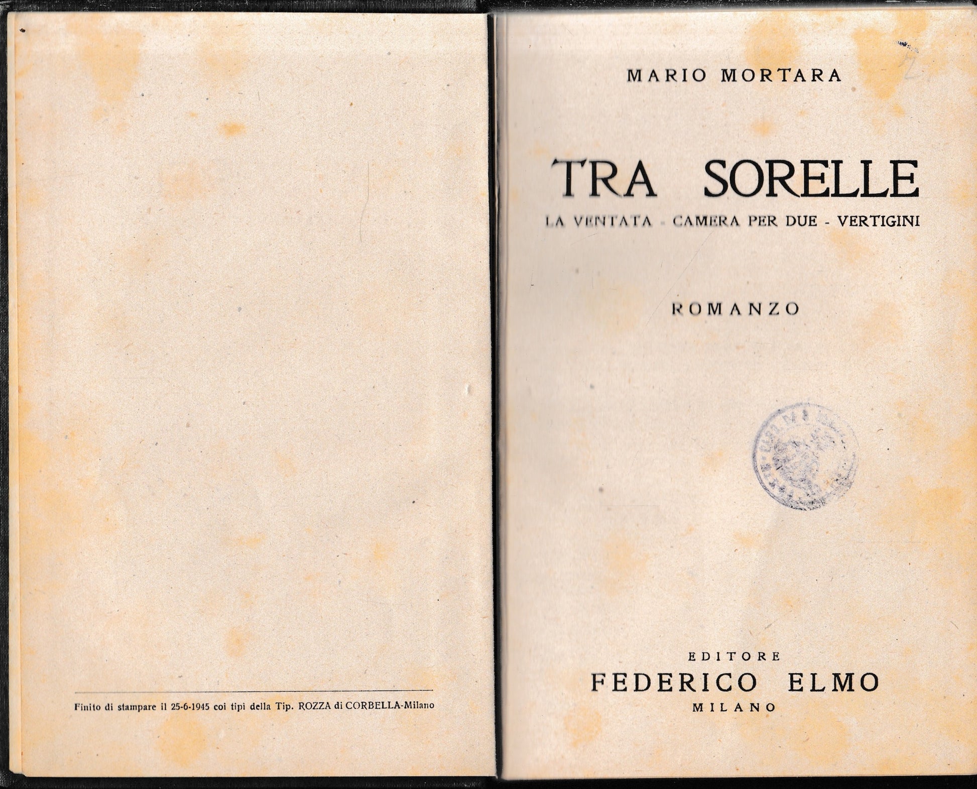 Tra sorelle - copertina