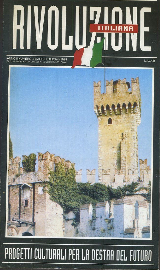 Rivoluzione italiana. Progetti culturali per la destra del futuro. Anno II. N. 4. Maggio - Giugno 1998 - copertina