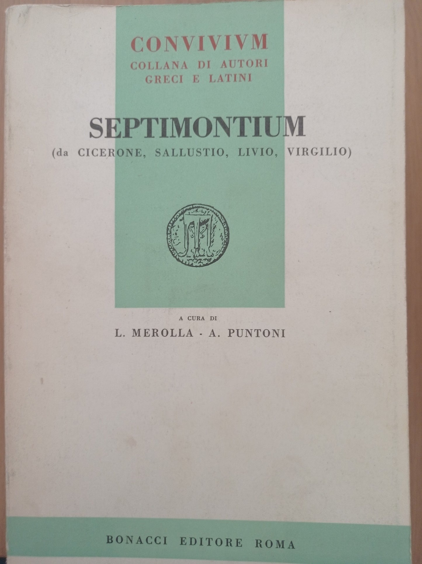 Septimontium (da Cicerone, Sallustio, Livio, Virgilio) - copertina