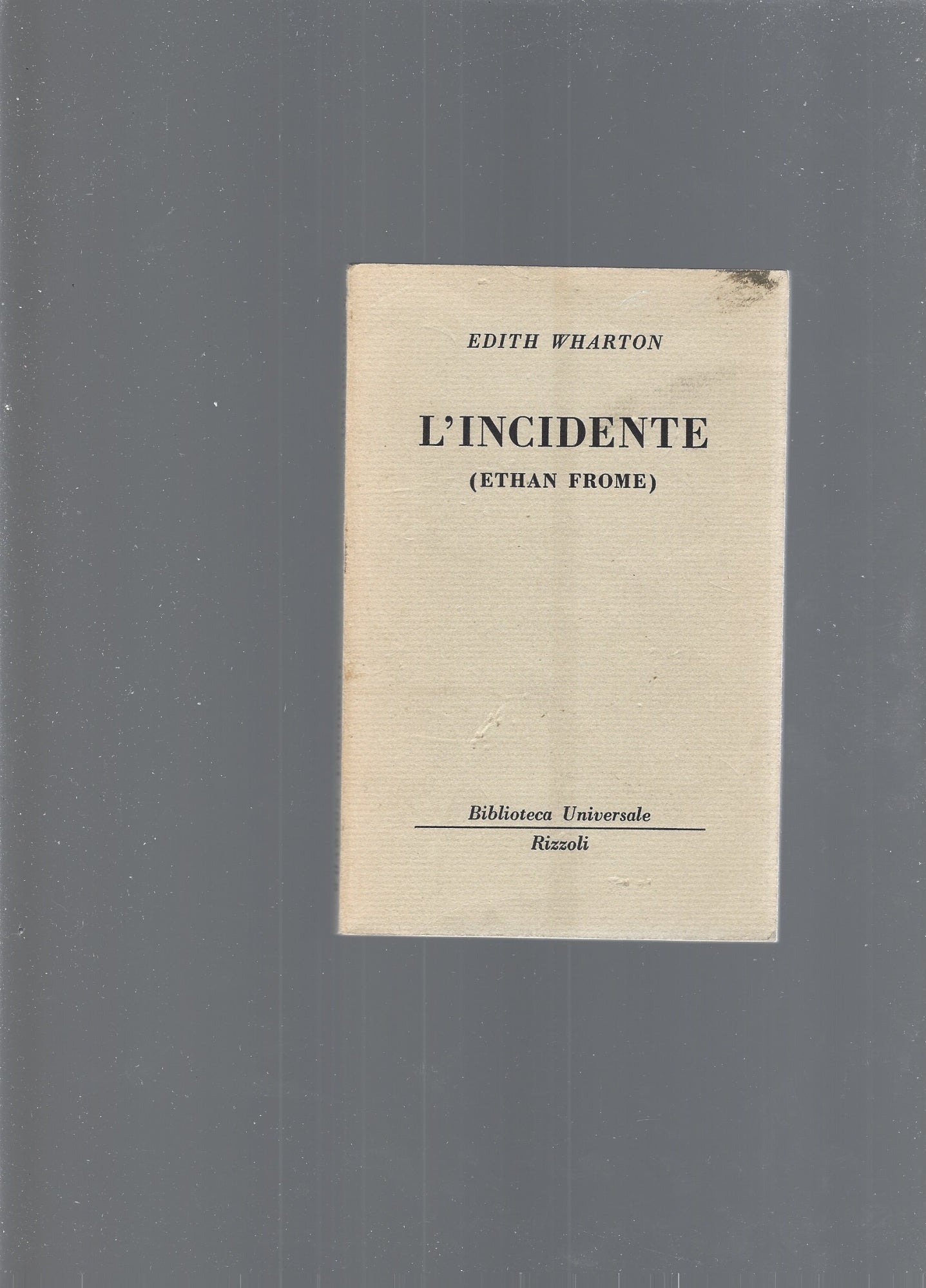 L'INCIDENTE - copertina