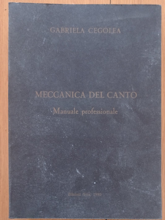 Meccanica del canto - copertina
