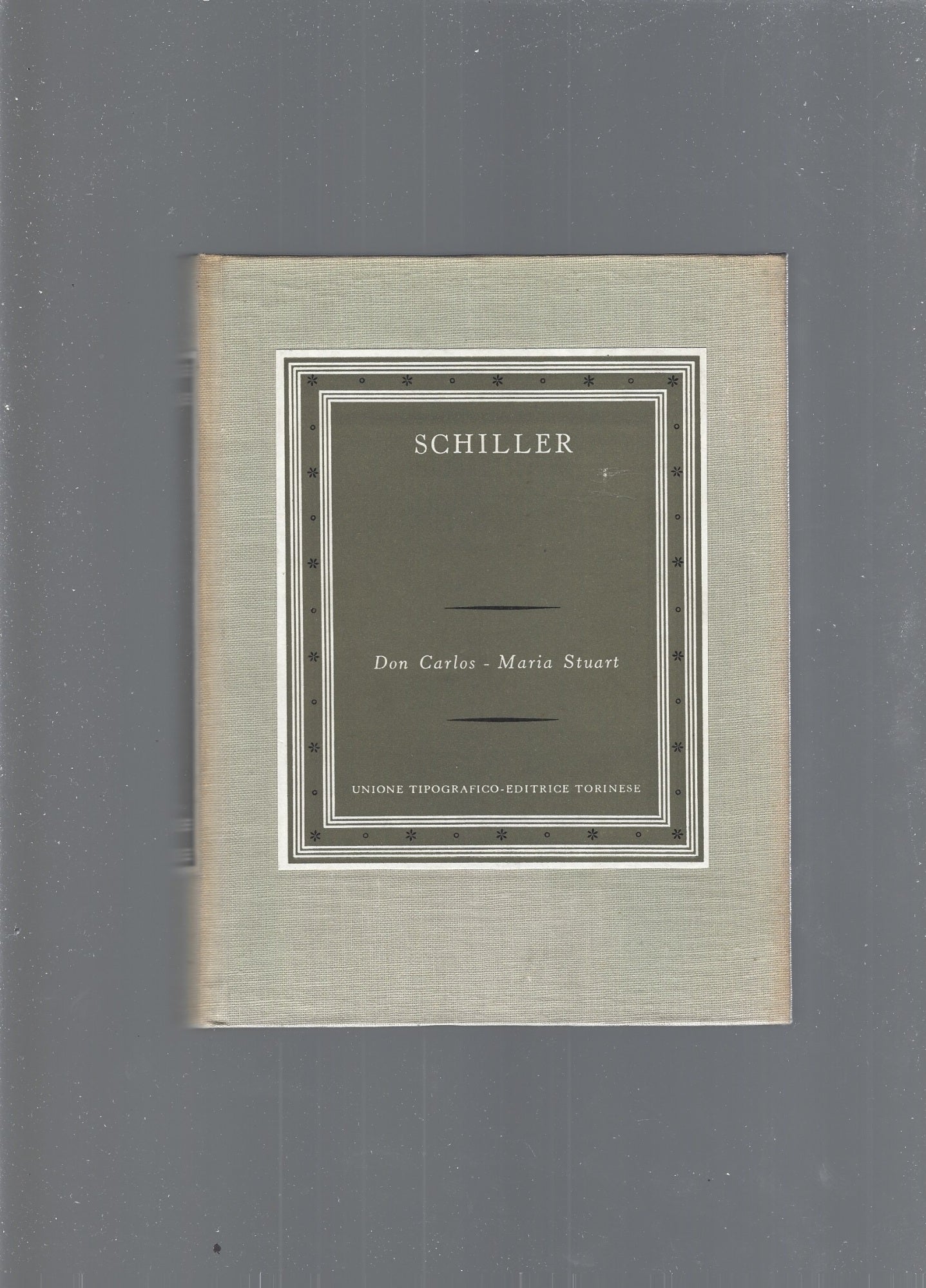 DON CARLOS , MARIA STUART - copertina