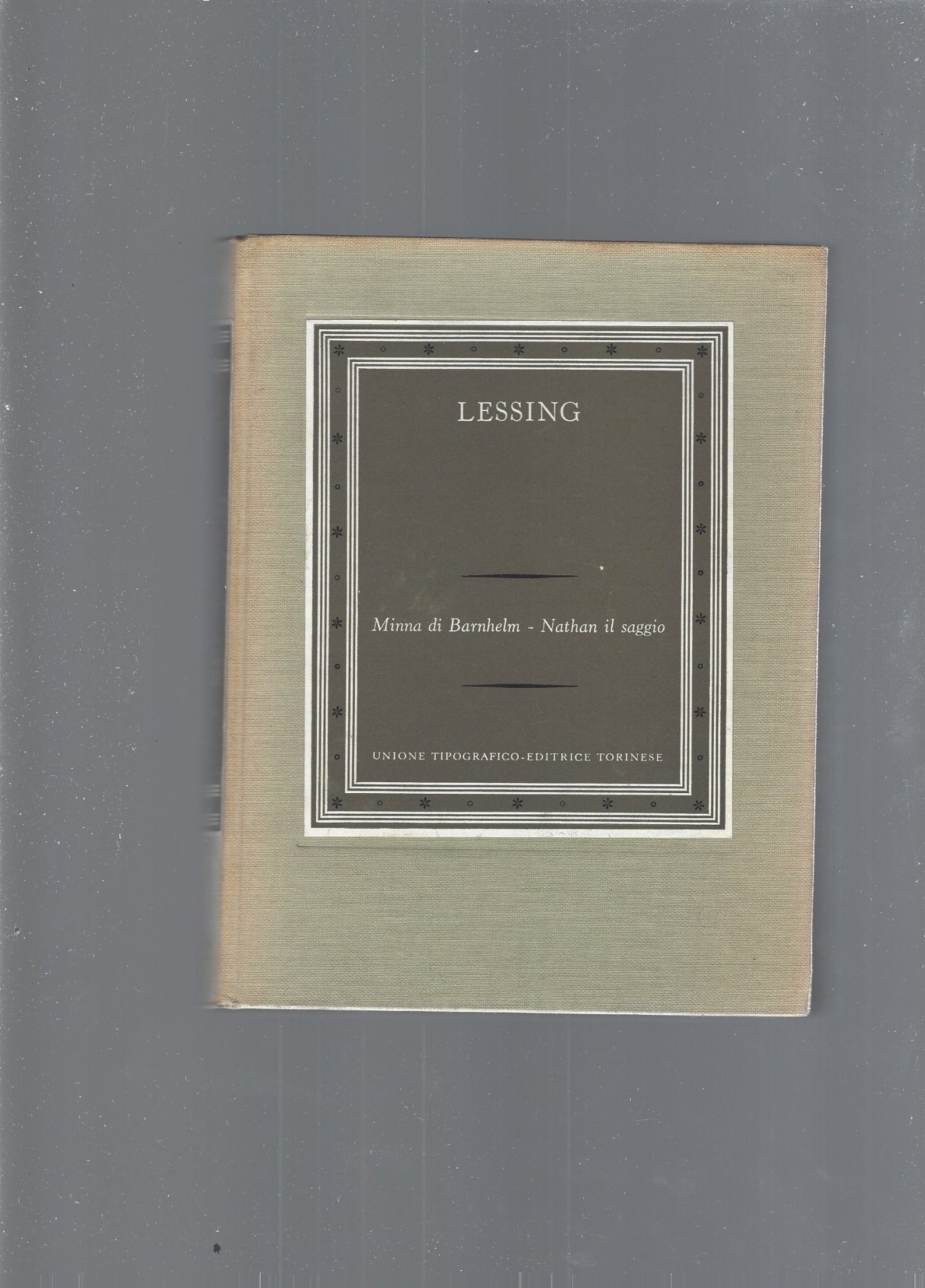 MINNA DI BARNHELM, NATAN IL SAGGIO - copertina