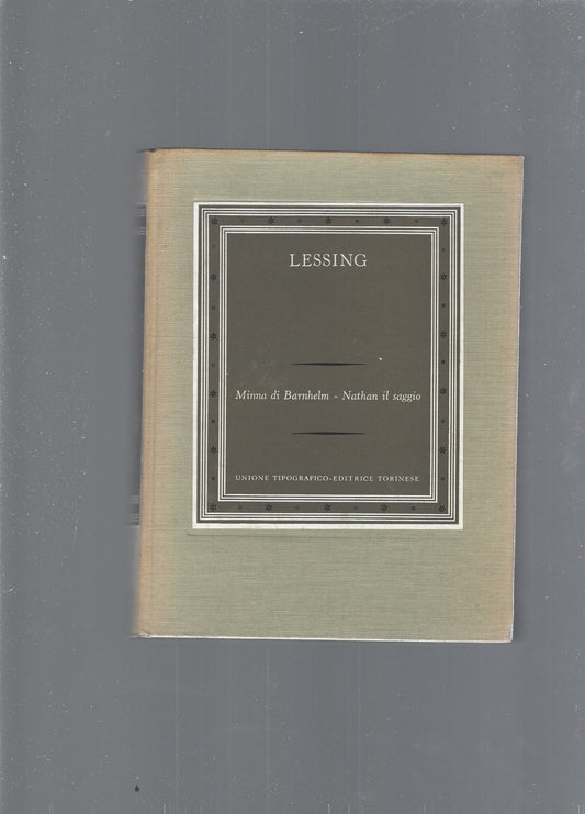 MINNA DI BARNHELM, NATAN IL SAGGIO - copertina