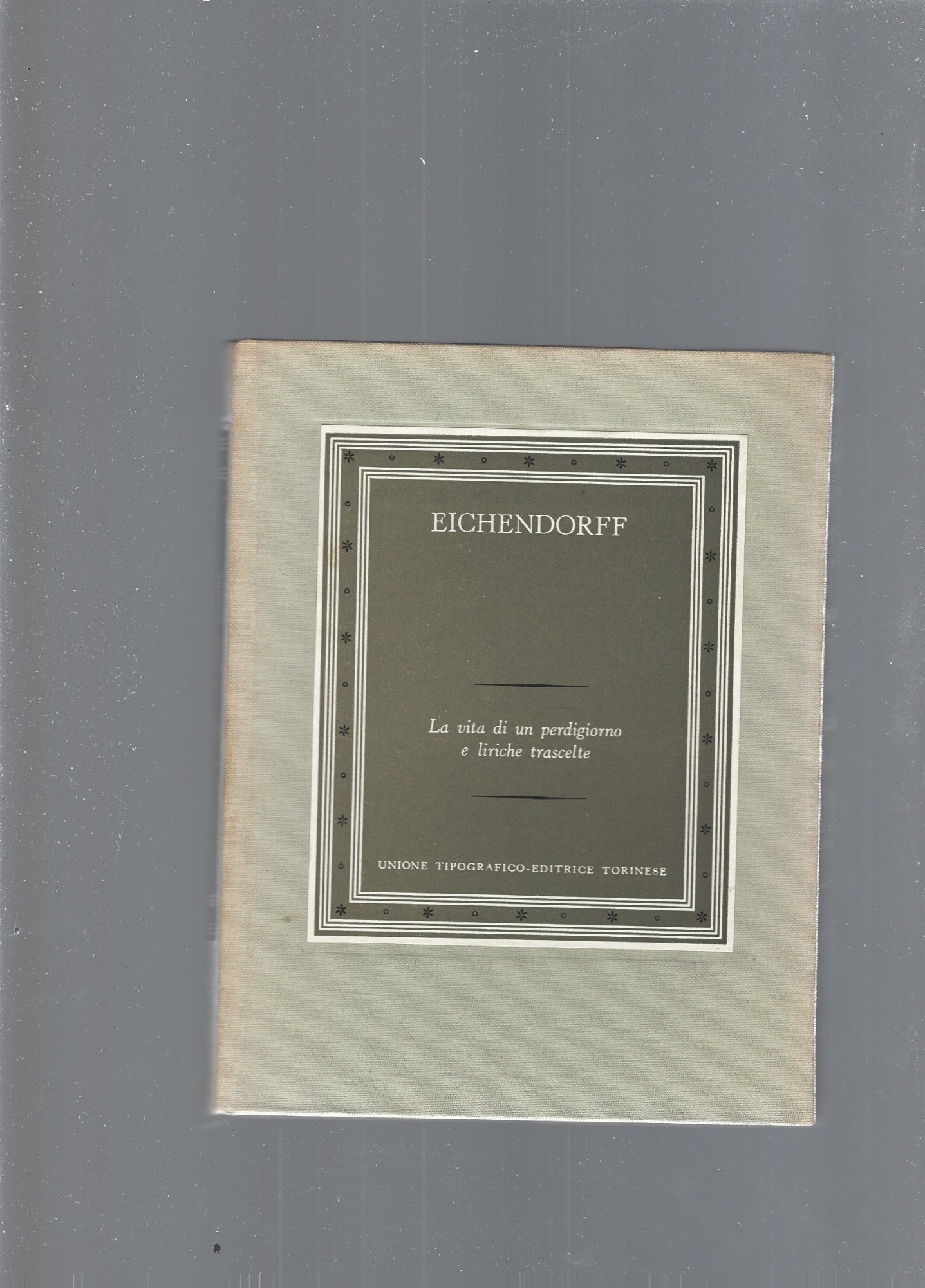 LA VITA DI UN PERDIGIORNO E LIRICHE TRASCELTE - copertina