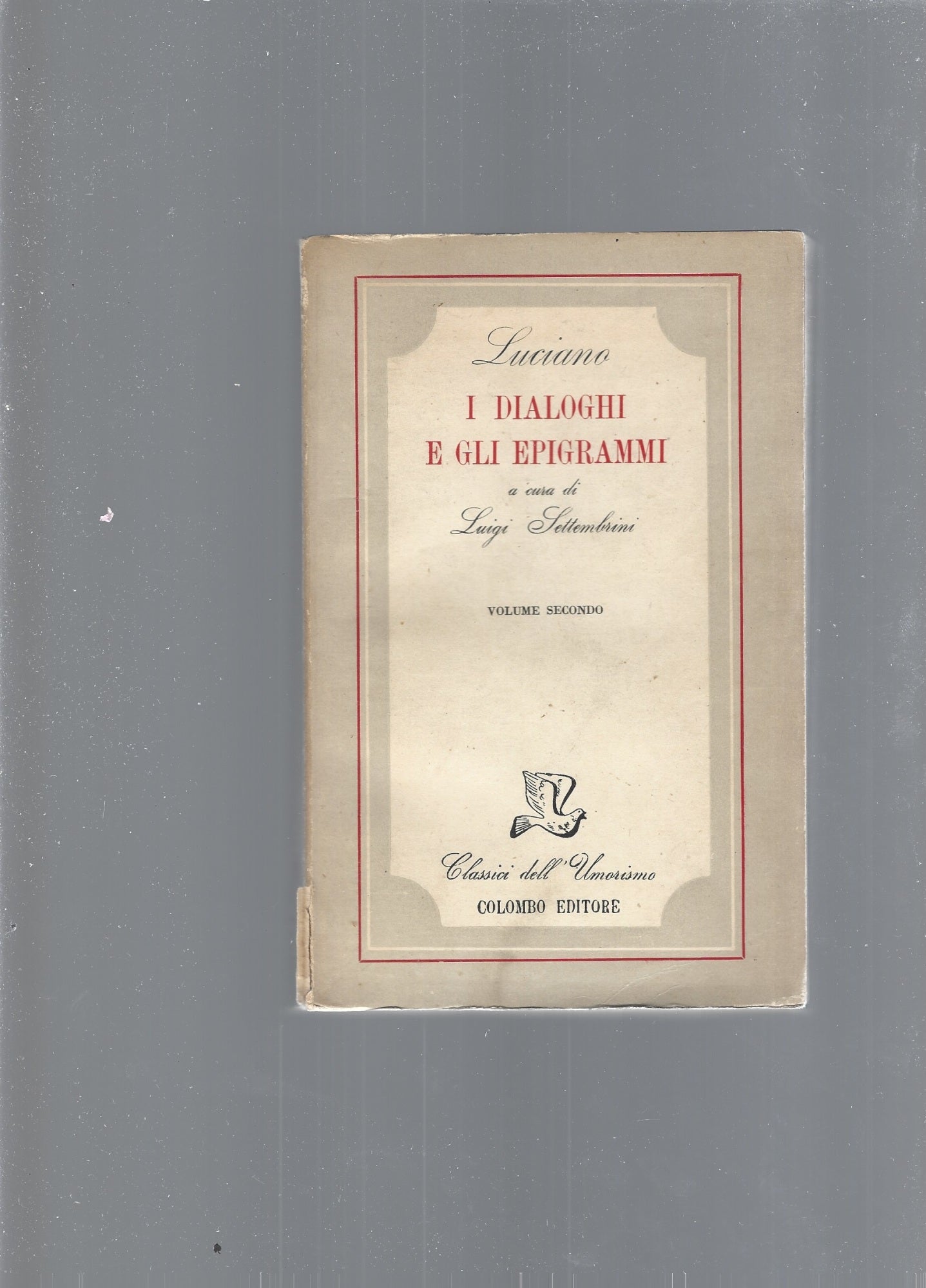 I DIALOGHI E GLI EPIGRAMMI, vol.2 - copertina