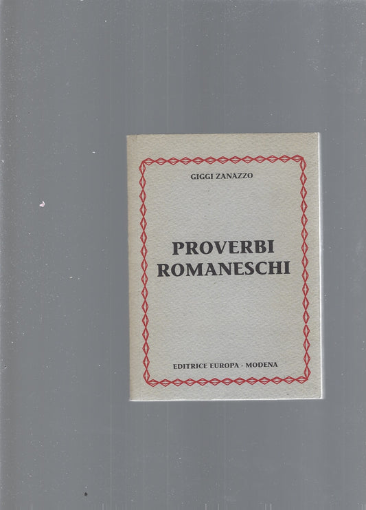 PROVERBI ROMANESCHI - copertina