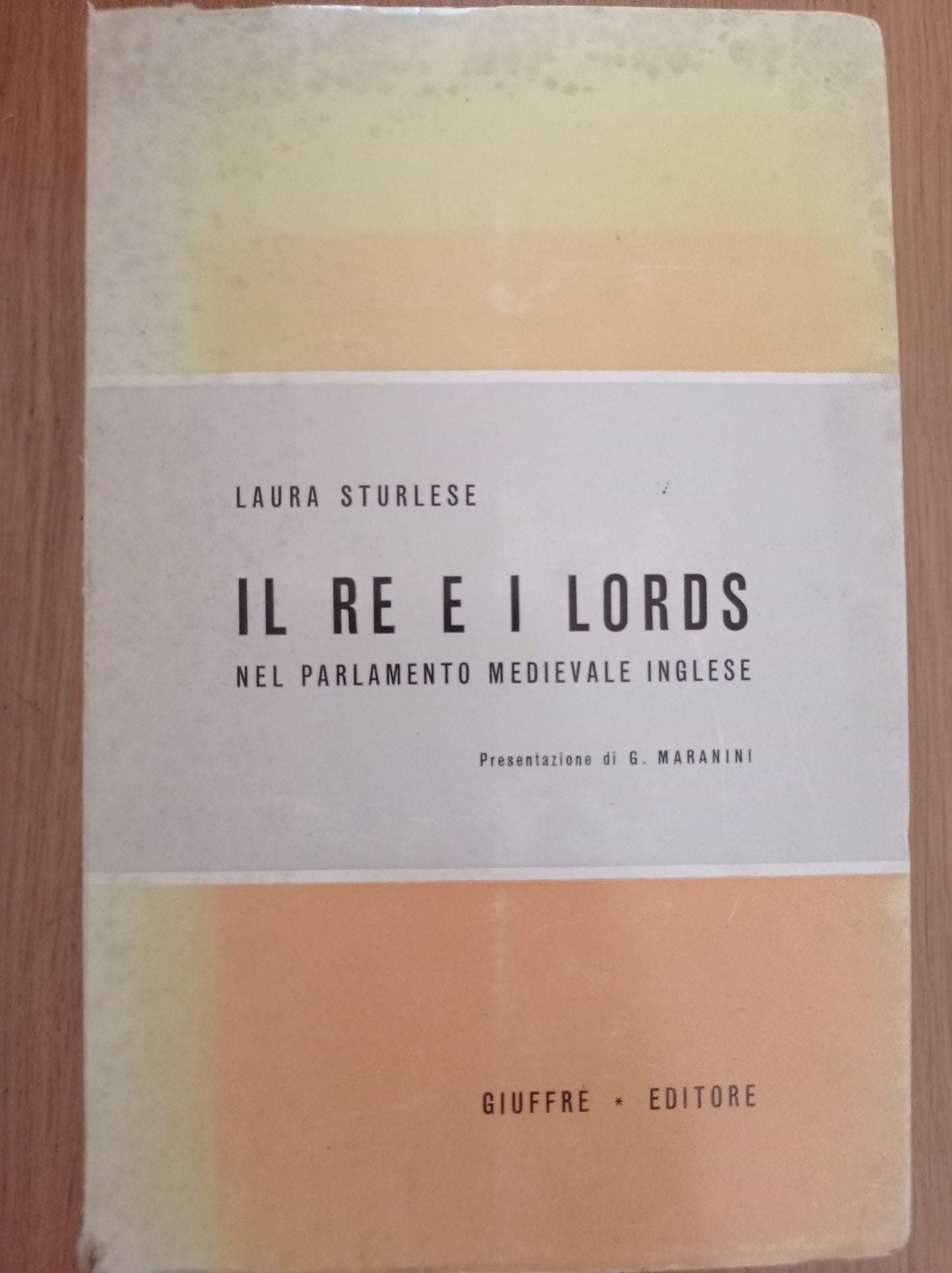 Il Re e i Lords nel Parlamento medievale inglese - copertina