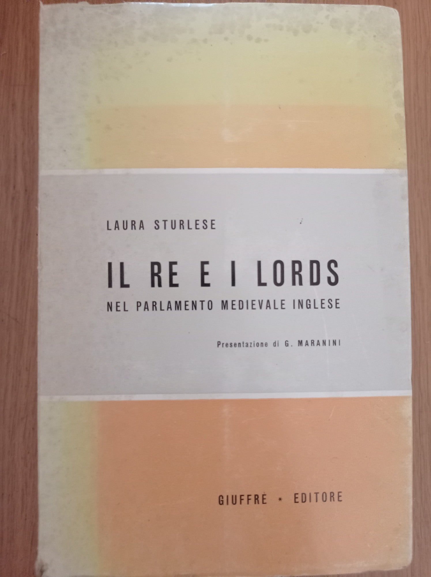 Il Re e i Lords nel Parlamento medievale inglese - copertina