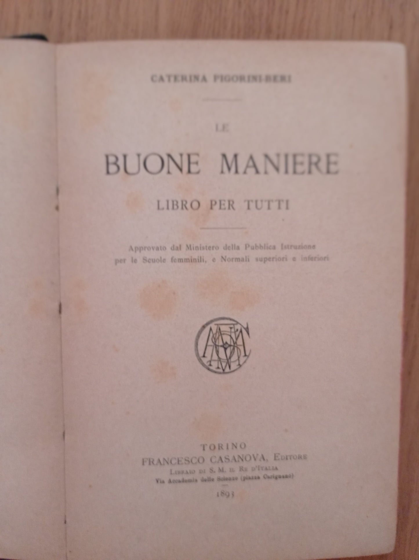 Le buone maniere libro per tutti - copertina