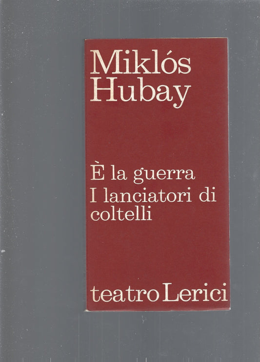 E' LA GUERRA, IL LANCIATORE DI COLTELLI - copertina