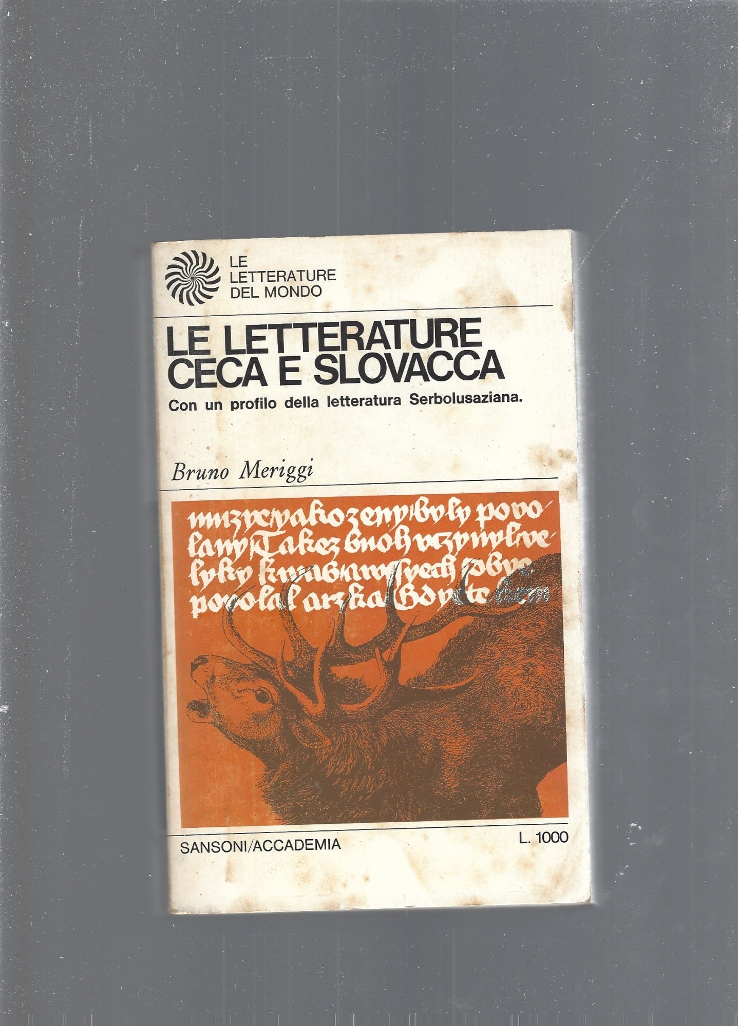 LE LETTERATURE CECA E SLOVACCA - copertina